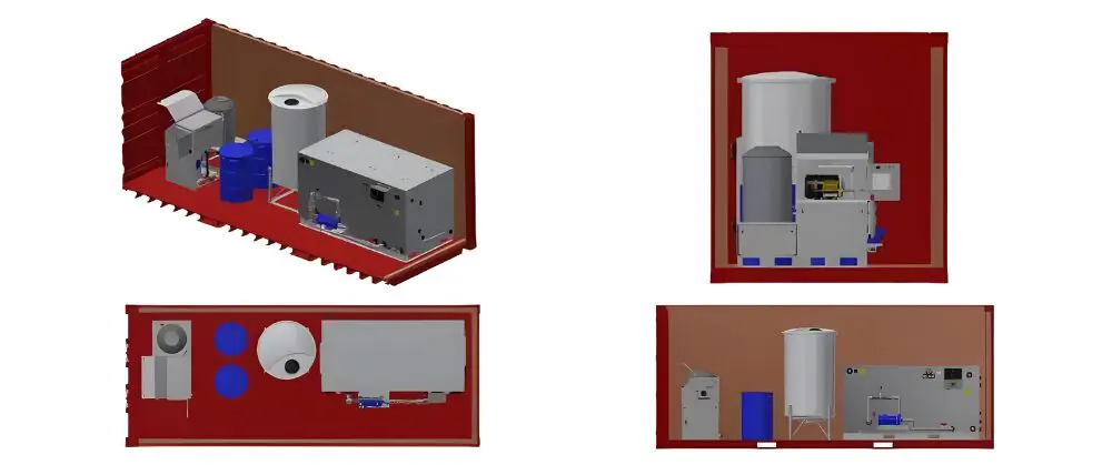 portable wash bay diagram